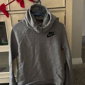 Nike Heather Gray Pullover Hoodie